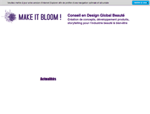 Tablet Screenshot of makeitbloom.fr